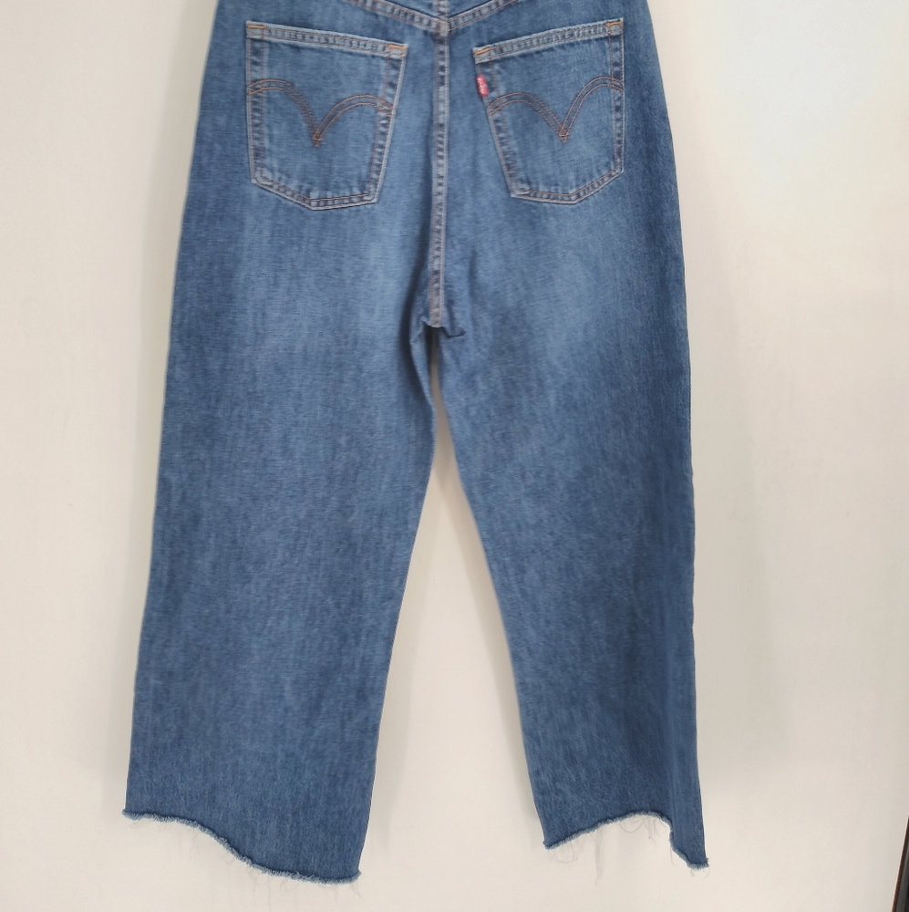 Levi's Premium Ribcage Straight Fringe Bottom - Picture 7 of 11